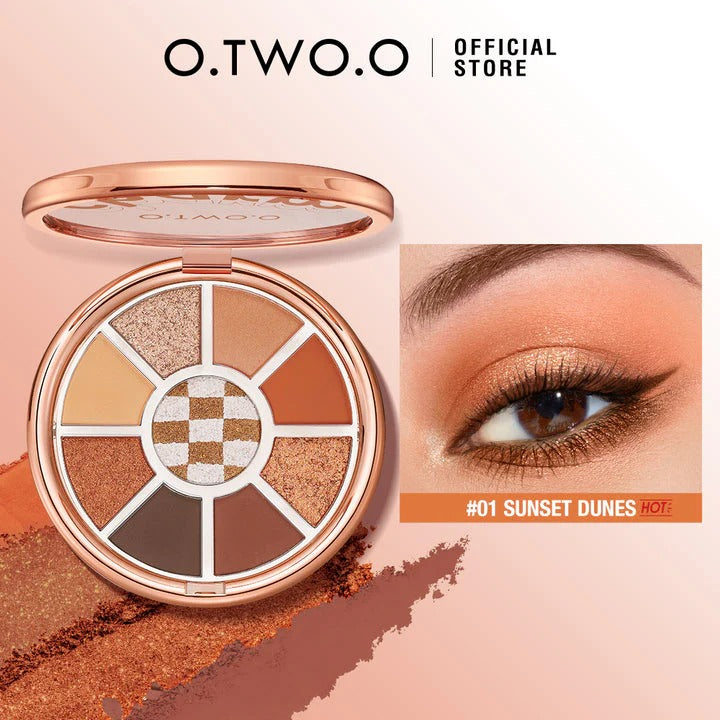 O.TWO.O Round Shape Eyeshadow Pallet