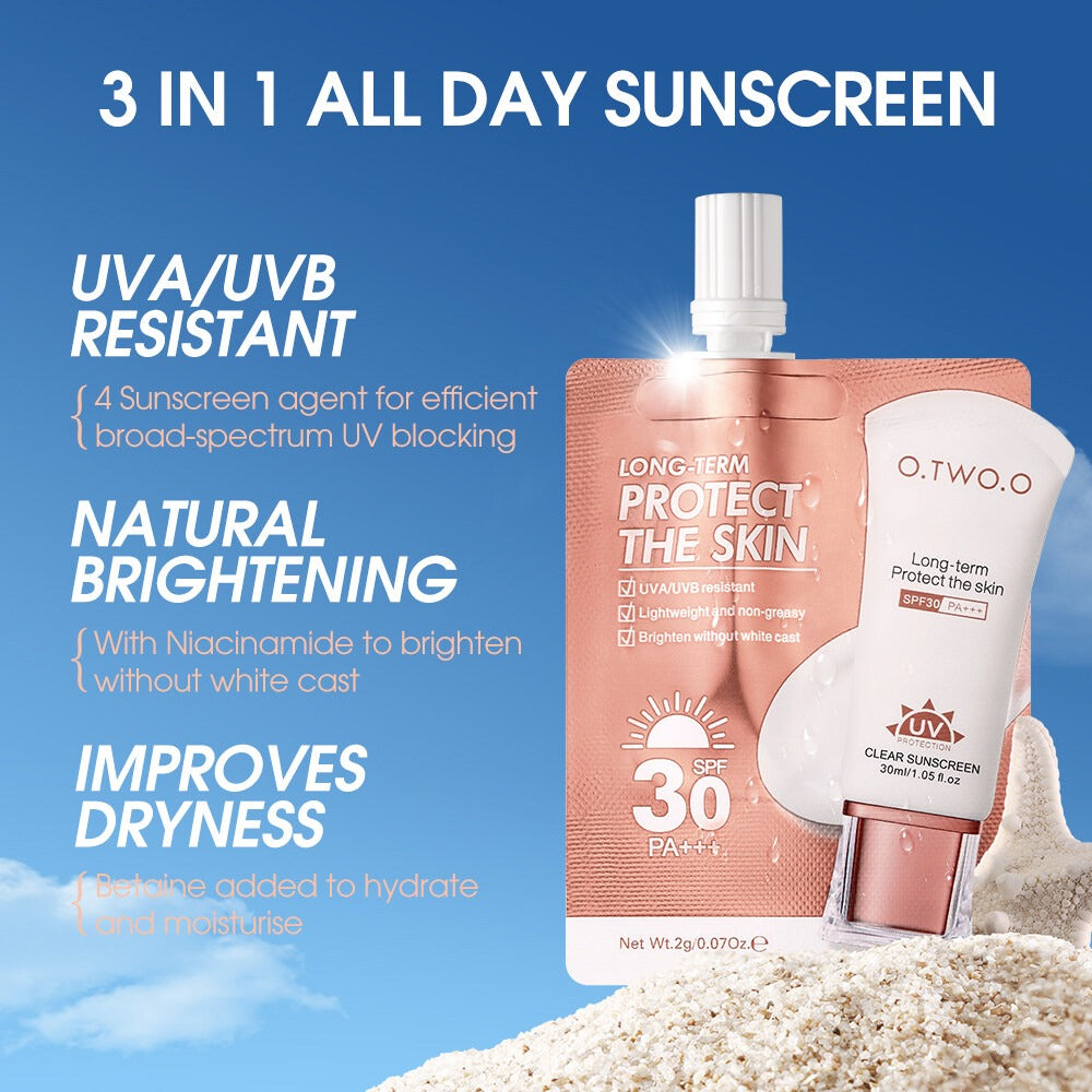 O.two.o UV Protection Clear Sunscreen SPF30 PA+++ 2g