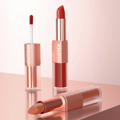 O.TWO.O 2 in 1 Lipstick Double Head Lipstick and Lip Mud - 6.5g