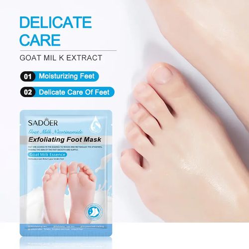 Sadoer Exfoliating Foot Mask - Goat Milk Essence - 35g