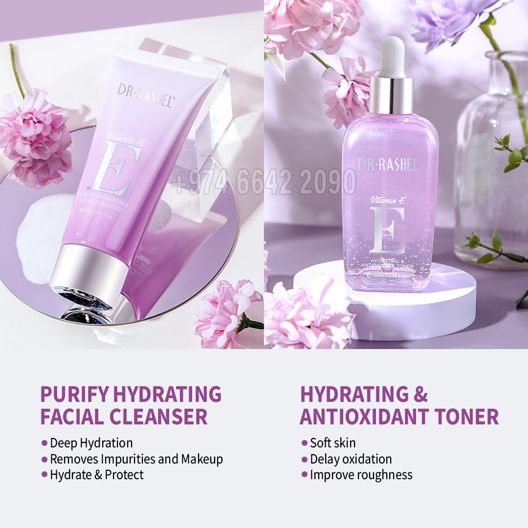 Dr.Rashel Vitamin E Hydrating & Restoring Skin Care Kit 10Pcs