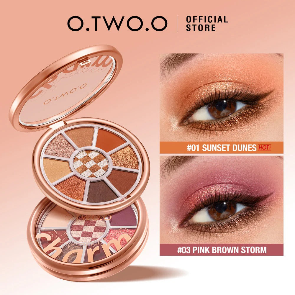 O.TWO.O Round Shape Eyeshadow Pallet