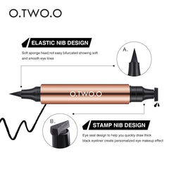 O.TWO.O 2in1 Instant Wing Stamp Eyeliner - 2.8g