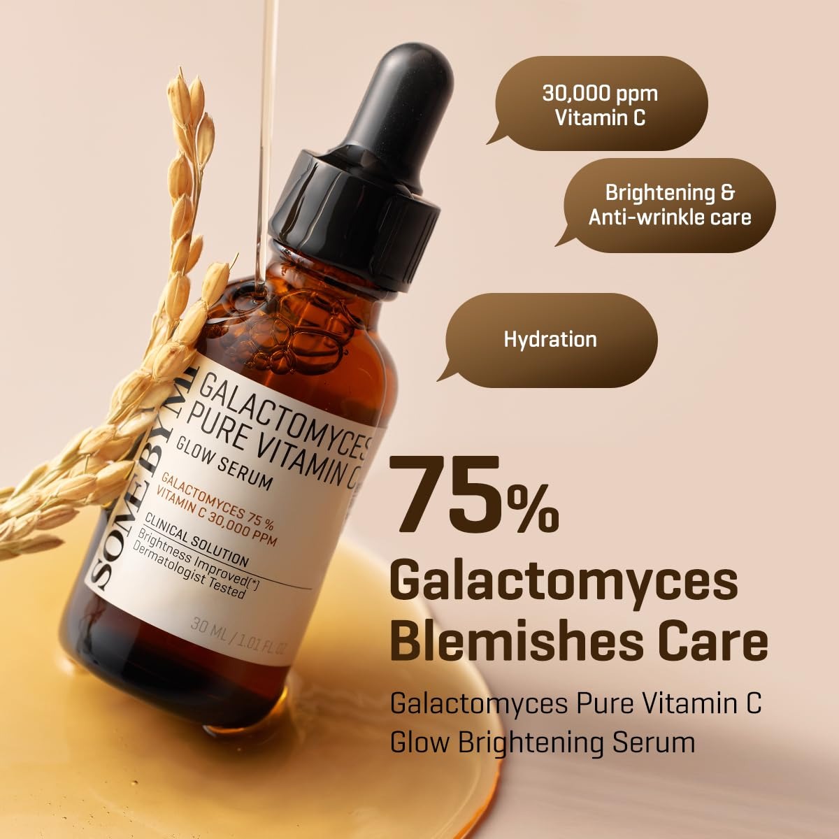 Some By Mi Galactomyces Pure Vit C Glow Serum - 30ml