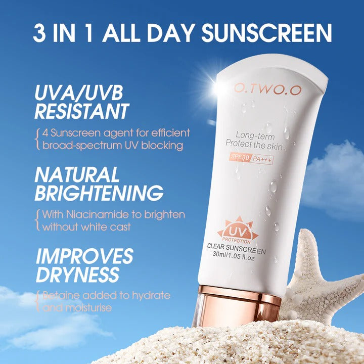 O.two.o UV Protection Clear Sunscreen SPF30 PA+++ - 30ML