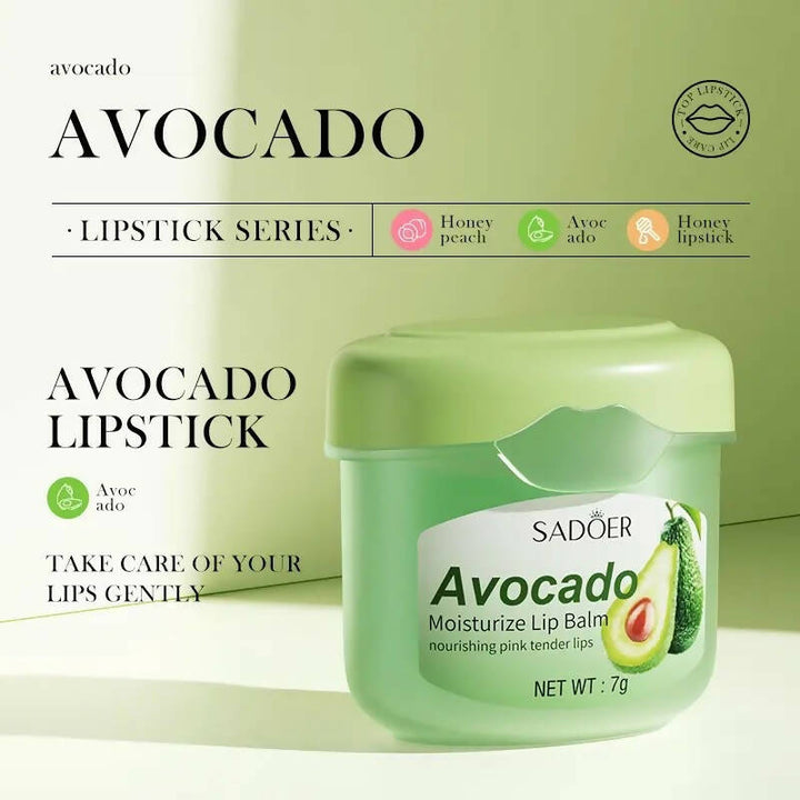 Sadoer Anti-cracking Moisturize Nourish Lip Balm - Avocado - 7g