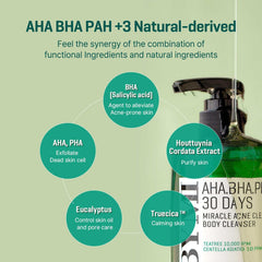 Some By Mi AHA.BHA.PHA 30Days Miracle Acne Clear Body Cleanser - 400GM