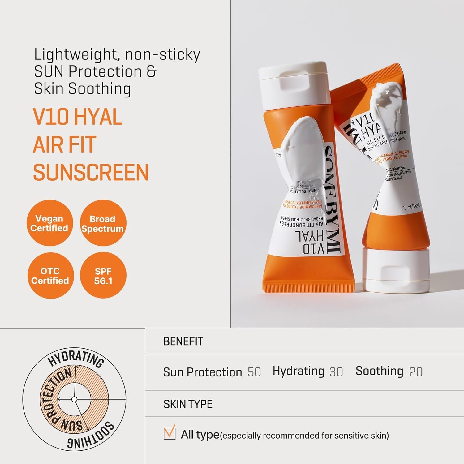 Some By Mi V10 HYAL AIR FIT SUNSCREEN