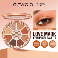 O.TWO.O Round Shape Eyeshadow Pallet