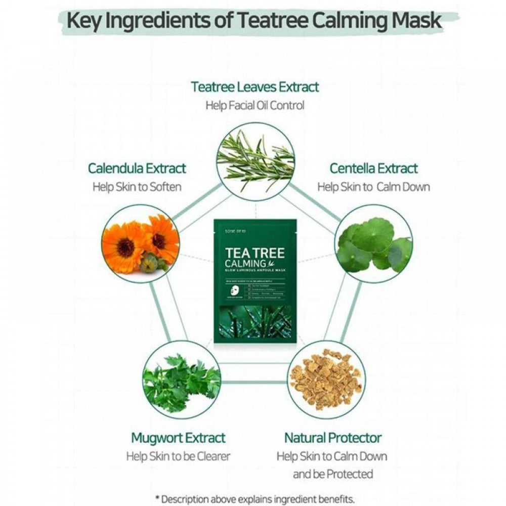 Some By Mi Tea Tree Calming Glow Luminous Ampoule Mask