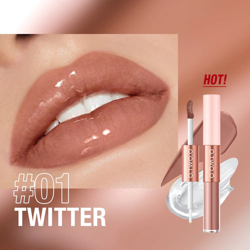 O.TWO.O Two in One Double Effect Matte & Gloss Lipstick