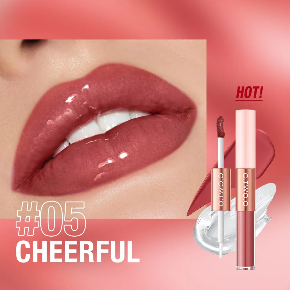 O.TWO.O Two in One Double Effect Matte & Gloss Lipstick