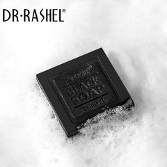 Dr.Rashel Black Soap Collagen & Charcoals Soap - 100g