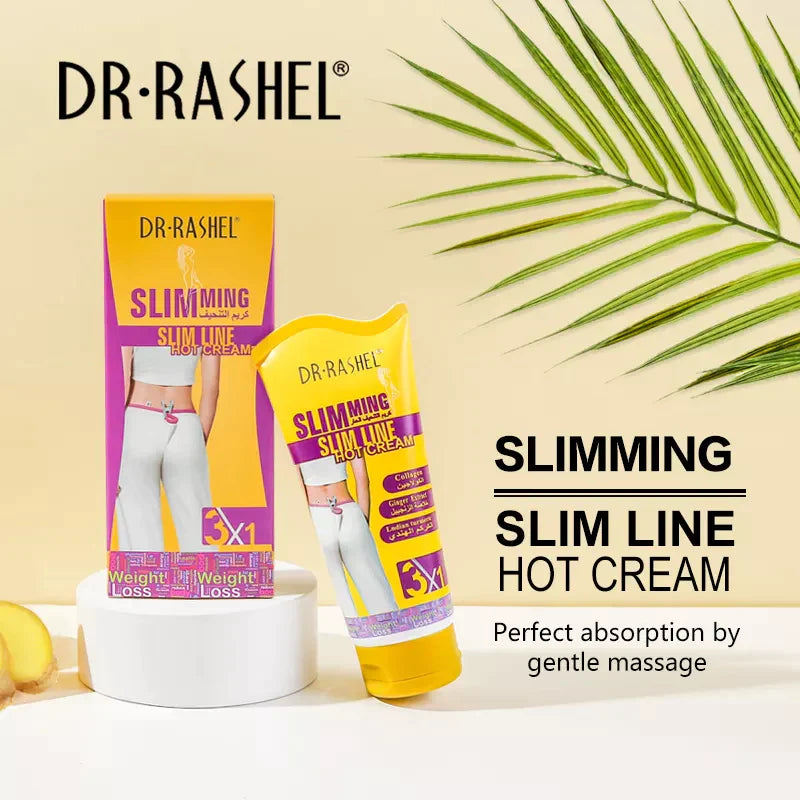 Dr.Rashel Slimming Slim Line Hot Cream _ Ginger Extract, Collagen & Indian Turmeric - 150g