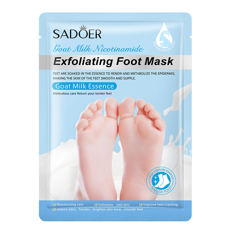 Sadoer Exfoliating Foot Mask - Goat Milk Essence - 35g