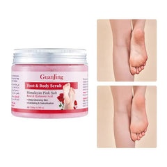 Guanjing Foot & Body Scrub Rose & Hyaluronic Acid - 200g