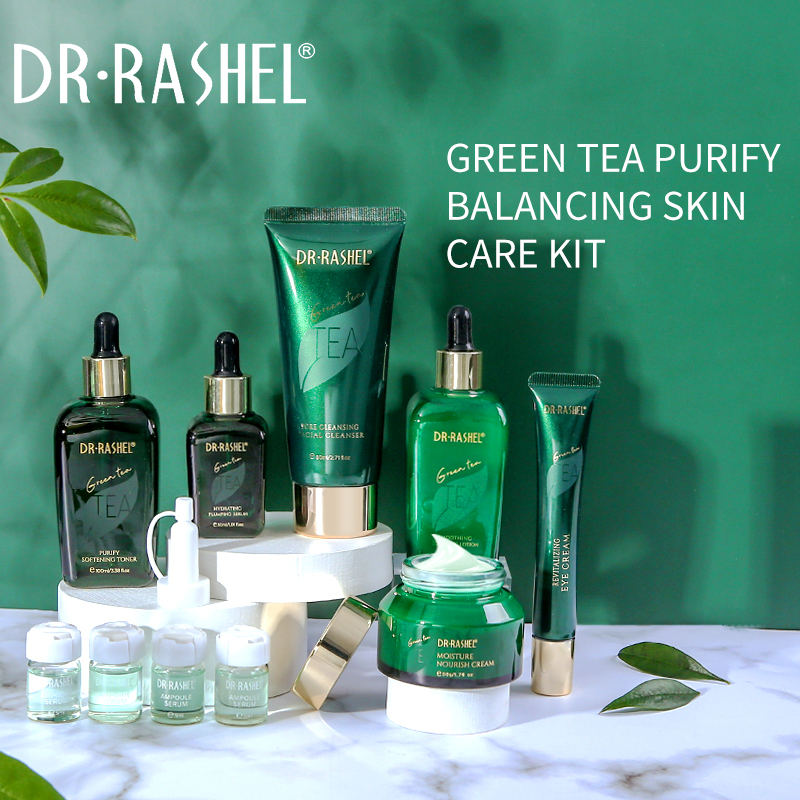 Dr.Rashel Green Tea Purify Balancing Skin Care Kit 10 Pieces