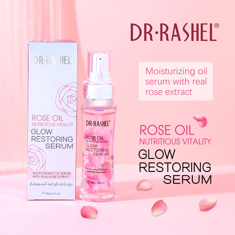 Dr.Rashel Rose Oil Nutritious Vitality Glow Restoring Serum - 40g