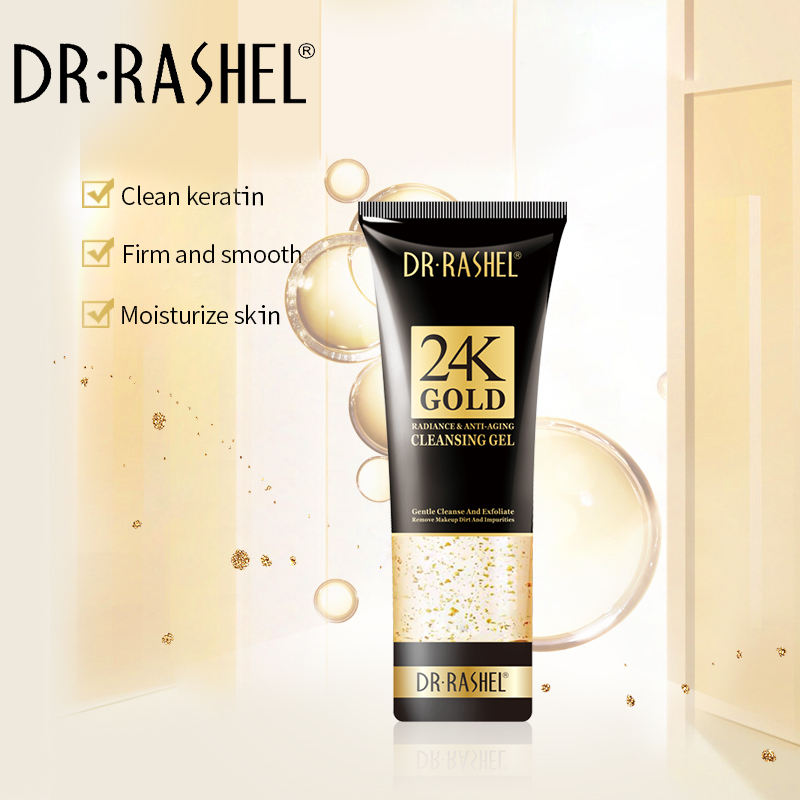 Dr.Rashel 24k Gold Radiance & Anti-aging Cleansing Gel - 100g