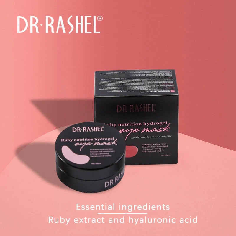 Dr.Rashel Ruby Nutrition Hydrogel Eye Mask - 60Pcs