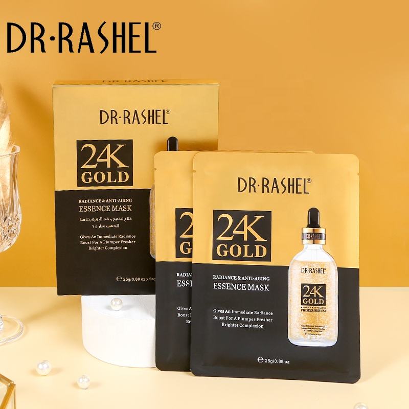 Dr.Rashel 24k Gold Radiance & Anti Aging Essence Mask - 25g