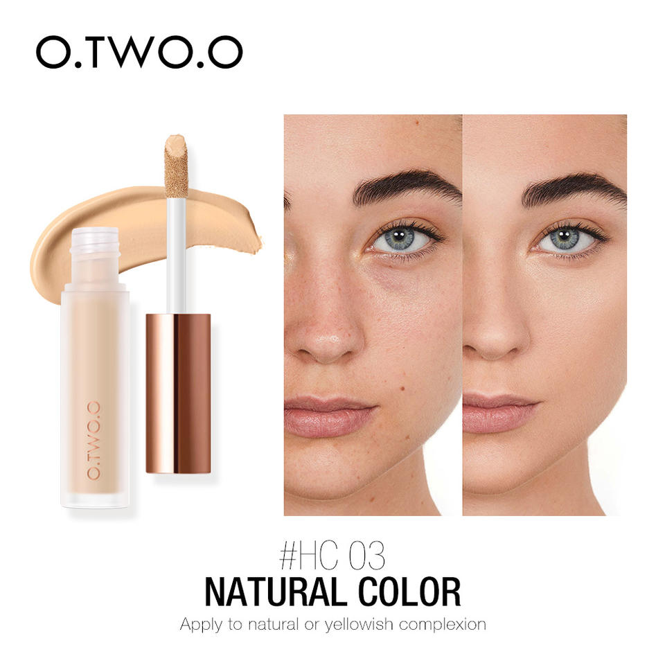 O.TWO.O Cosmetics Face Makeup High Cover Oil Control Long Lasting Liquid Concealer - 5.5 جم