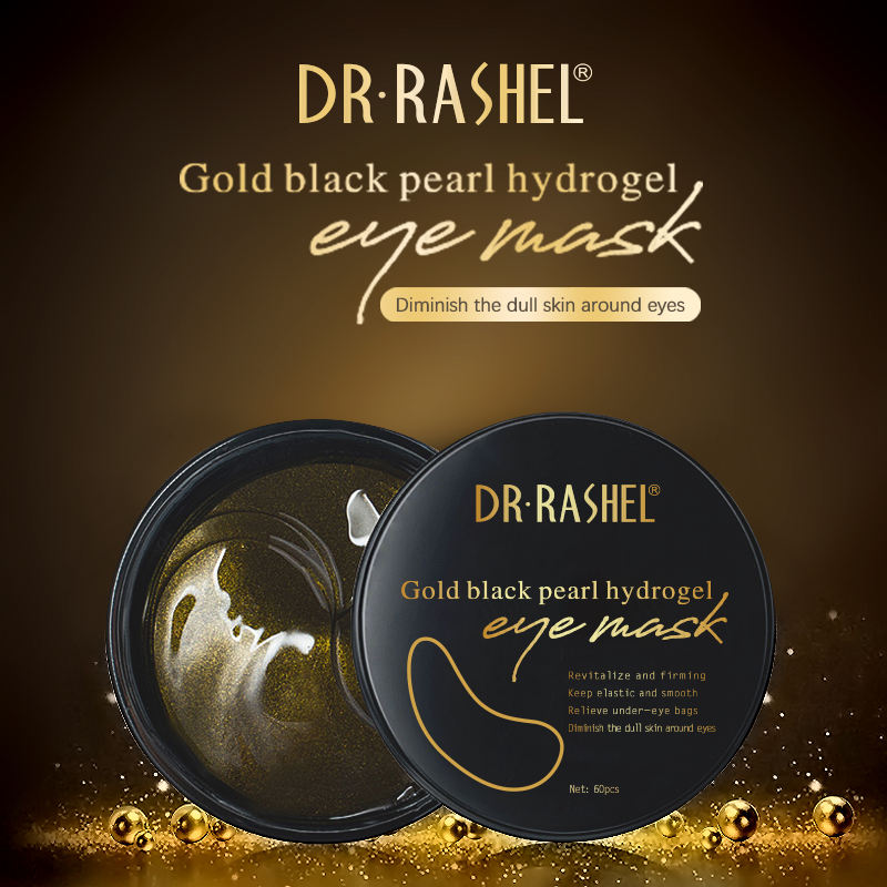 Dr.Rashel Gold Black Pearl Hydrogel Eye Mask - 60Pcs