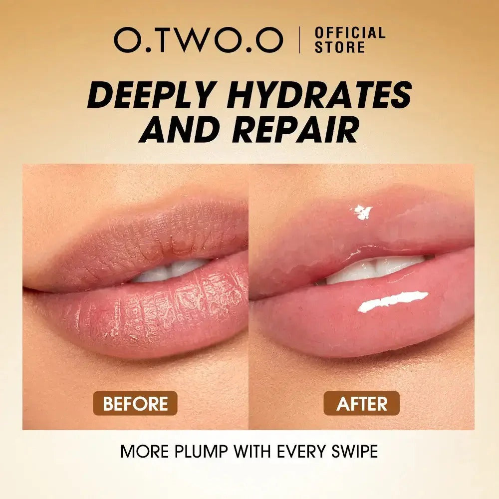 O.TWO.O Crystal Shiny Deeply Hydrates Repair Lip Oil