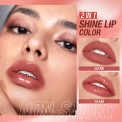 O.TWO.O Two in One Double Effect Matte & Gloss Lipstick