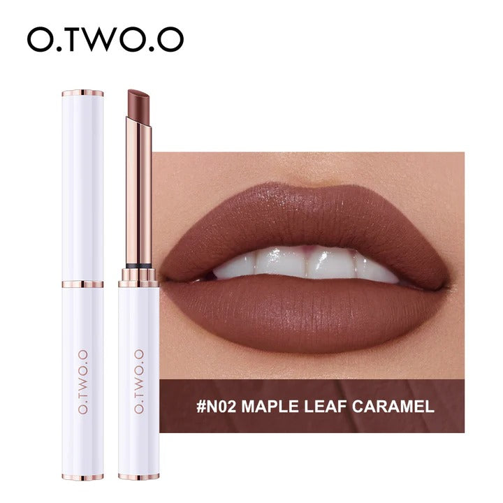 O.TWO.O Long Lasting Velvet Matte lipstick thin tube Lipstick High Saturation Lipstick