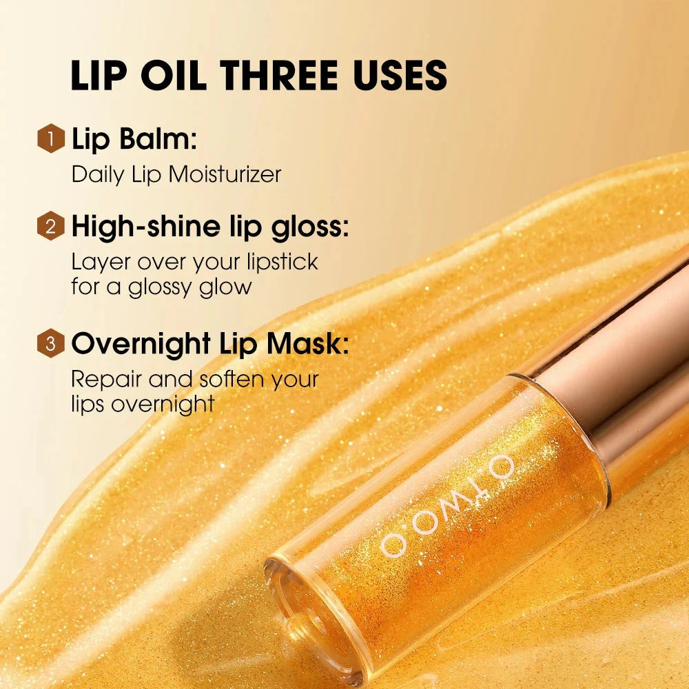 O.TWO.O Crystal Shiny Deeply Hydrates Repair Lip Oil