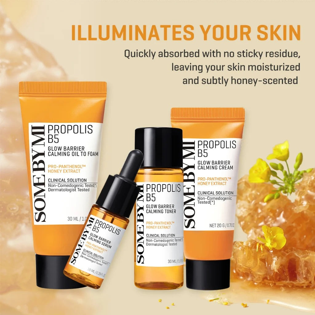 Some By Mi Propolis B5 Glow Barrier calming starter kit