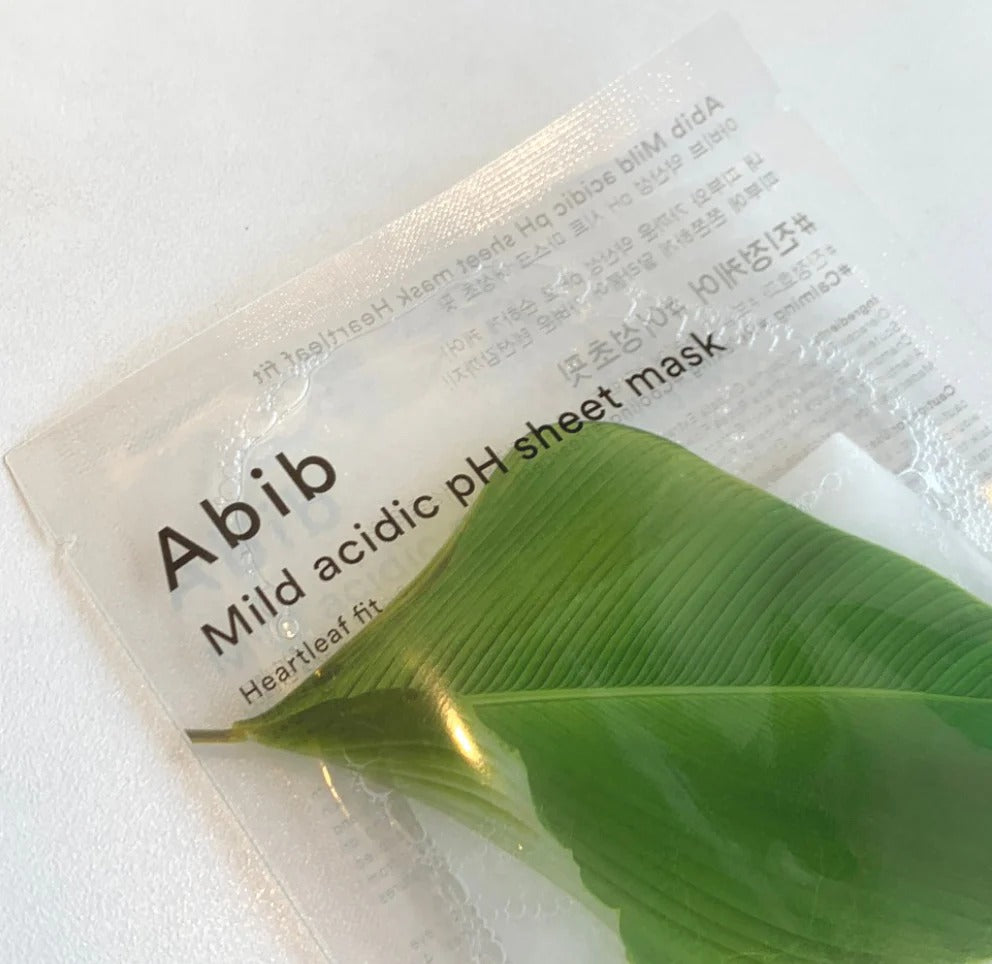 ABIB Mild Acidic pH Sheet Mask_HEARTLEAF FIT