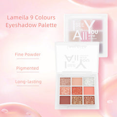 Lameila Eyeshadow Palette 9 Colors - 7.2g