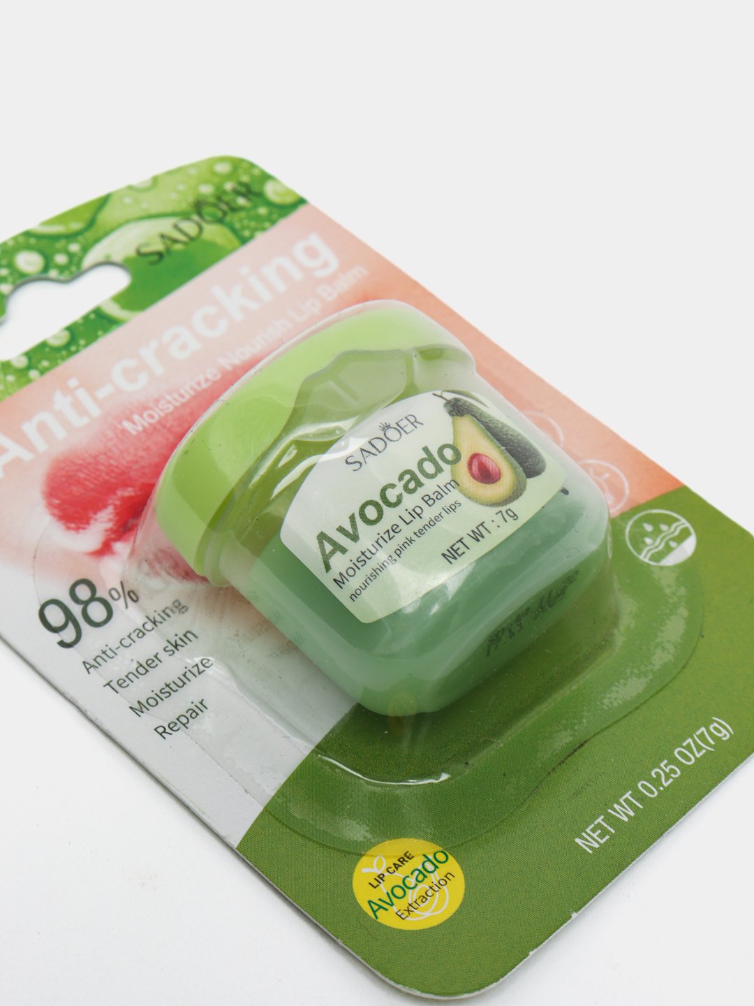 Sadoer Anti-cracking Moisturize Nourish Lip Balm - Avocado - 7g