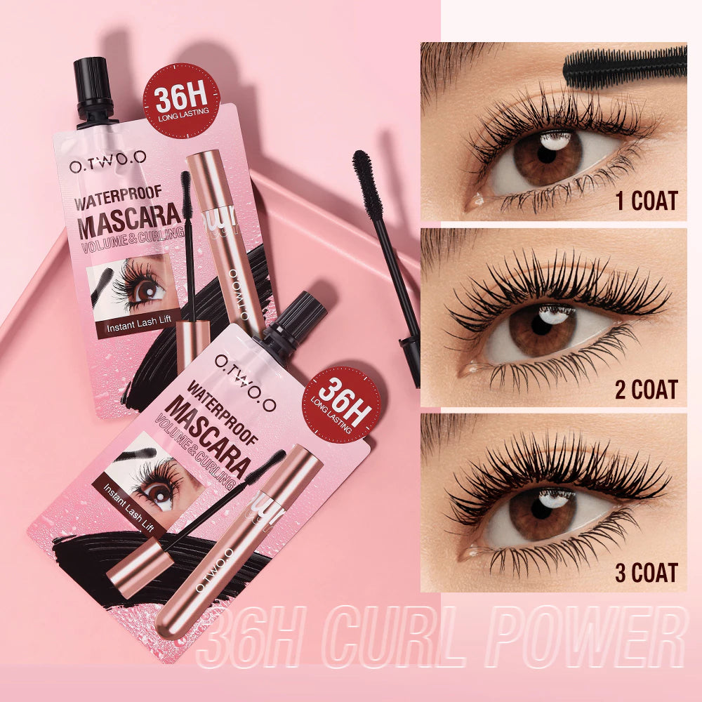 O.two.o Waterproof Mascara Volume Curling - 2g