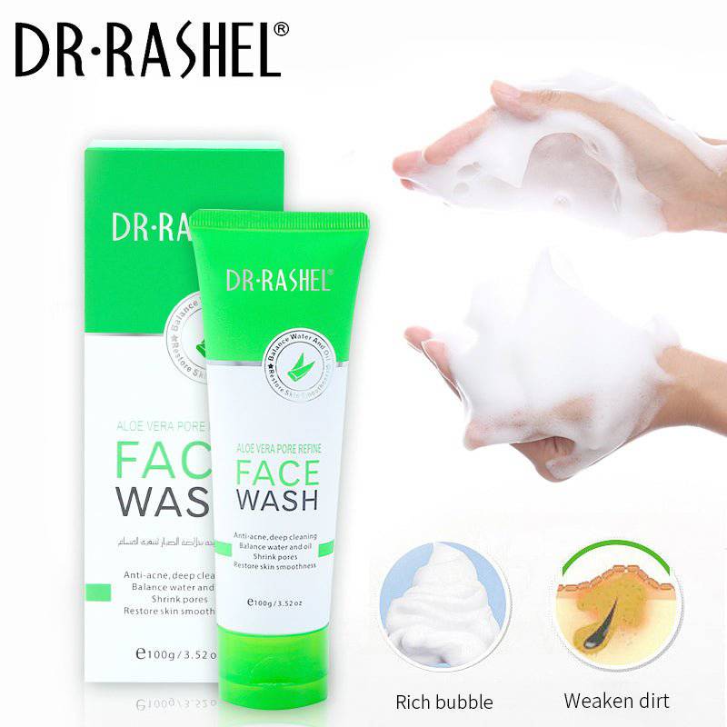 Dr.Rashel Aloe Vera Pore Refine Face Wash - 100g