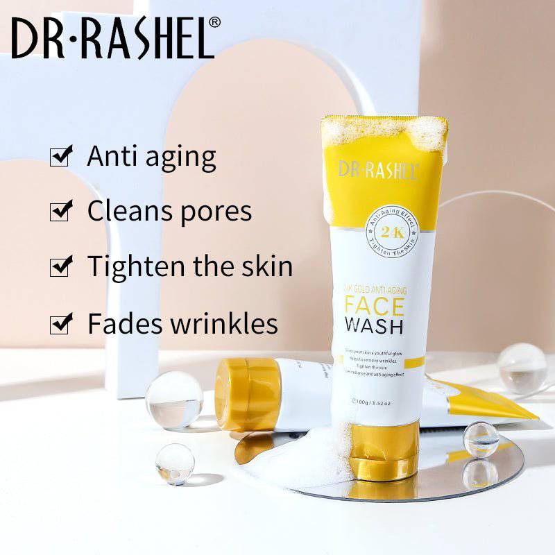 Dr.Rashel 24k Gold Anti Aging Face Wash - 100g