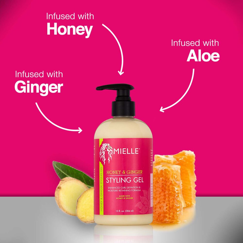 Mielle Honey & Ginger Styling Gel - 384ml