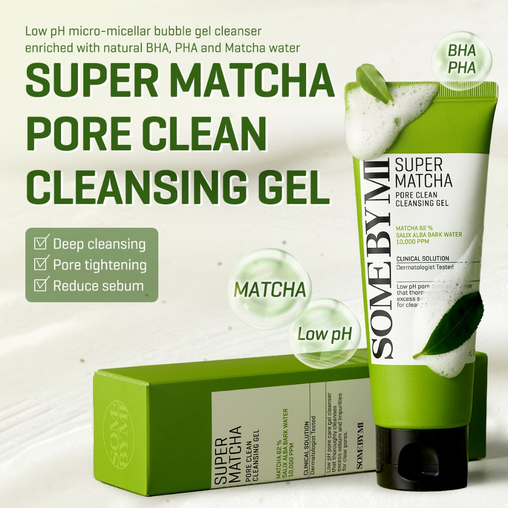 Some By Mi Super Matcha Pore Clean Cleansing Gel - 100ml